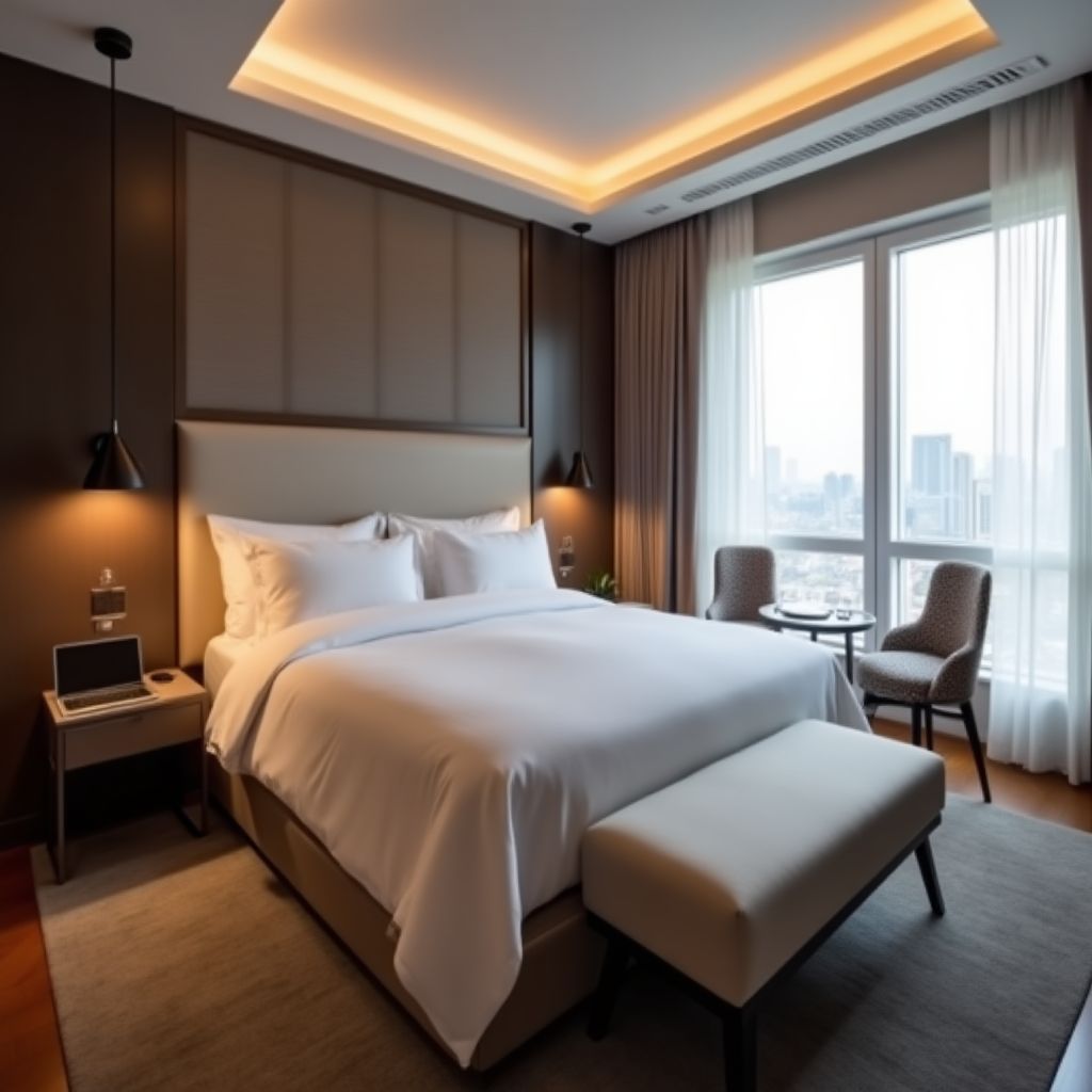Chambre d'hôtel intelligente